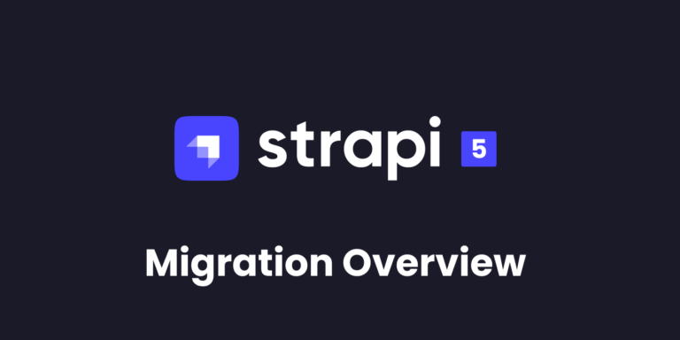 Step-by-step guide to upgrade v4 to Strapi v5