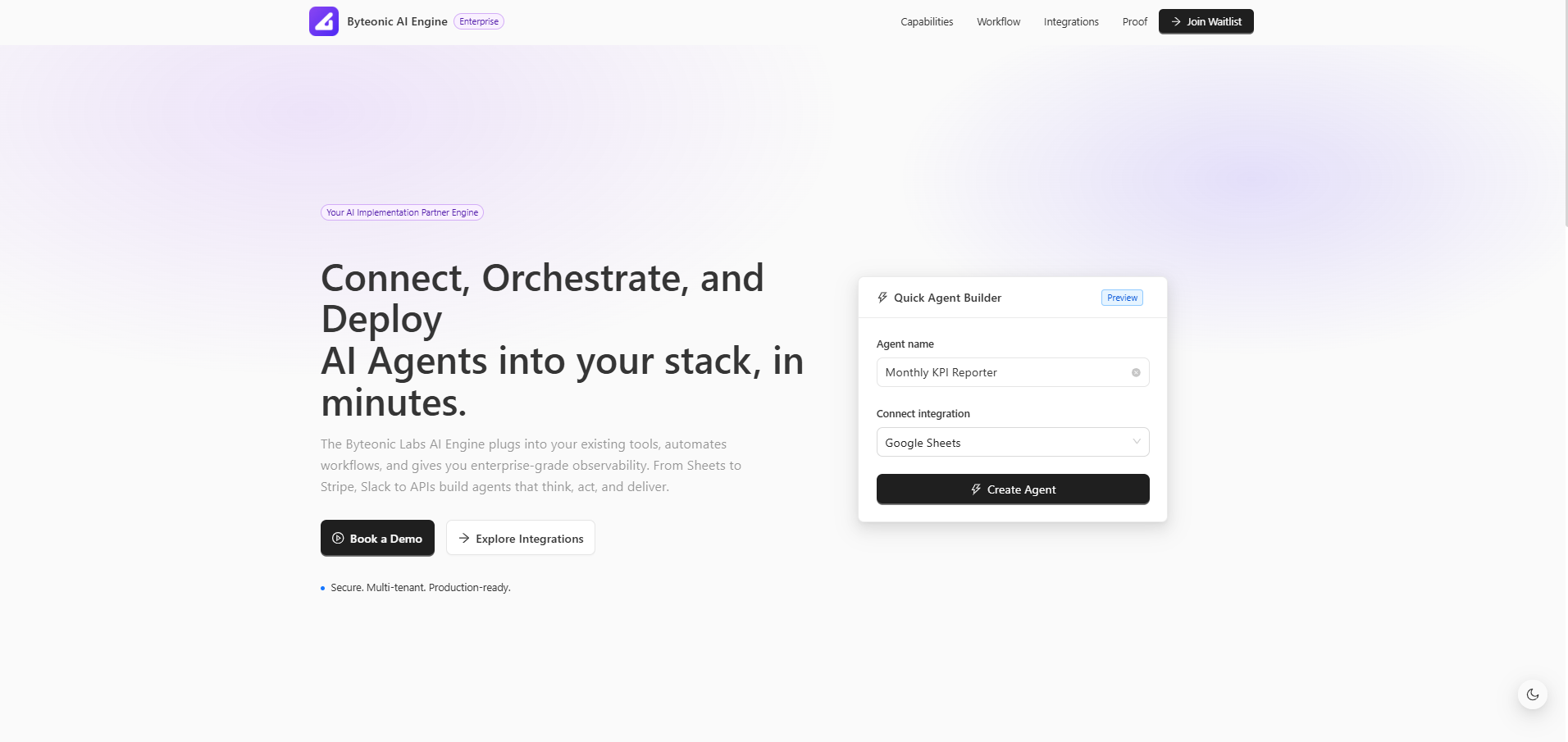 AI Engine - Byteonic Labs