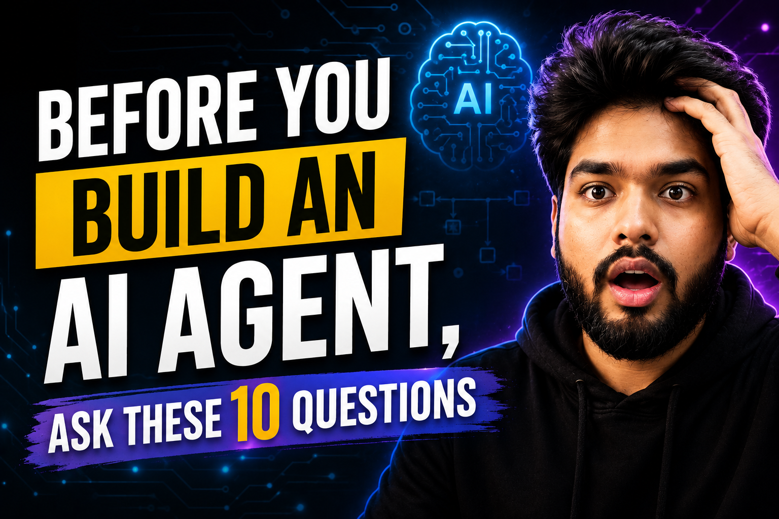 Before You Build an AI Agent, Ask These 10 Questions